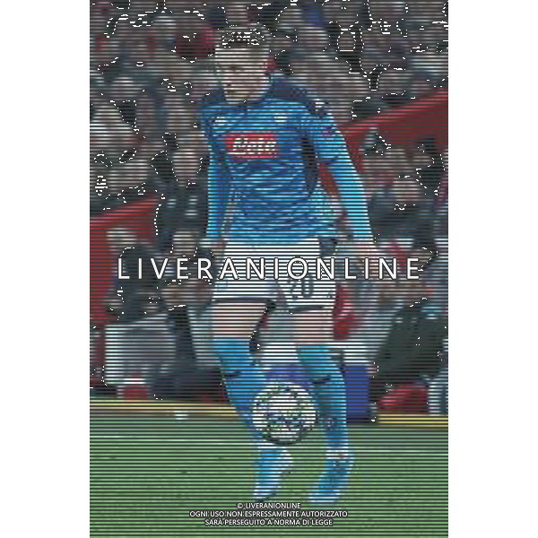 27-11-2019 LIVERPOOL NAPOLI CHAMPIONS LEAGUE NELLA FOTO: PIOTR ZIELINSKI FOTO MOSCA, AG.LIVERANI