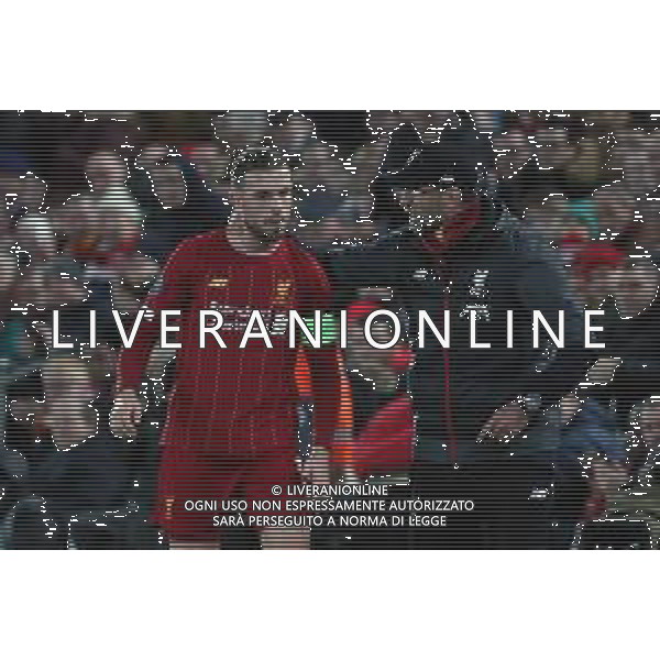 27-11-2019 LIVERPOOL NAPOLI CHAMPIONS LEAGUE NELLA FOTO: JORDAN HENDERSON, JÜRGEN KLOPP FOTO MOSCA, AG.LIVERANI