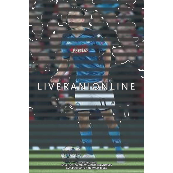 27-11-2019 LIVERPOOL NAPOLI CHAMPIONS LEAGUE NELLA FOTO: HIRVING LOZANO FOTO MOSCA, AG.LIVERANI
