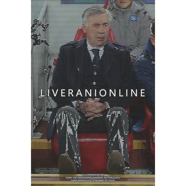 27-11-2019 LIVERPOOL NAPOLI CHAMPIONS LEAGUE NELLA FOTO: CARLO ANCELOTTI FOTO MOSCA- AG.LIVERANI