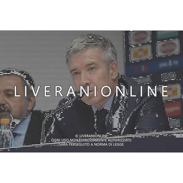 Conferenza stampa di Sinisa Mihajlovic dove parla della malattia dopo il trapianto, a sorpresa sono arrivati anche i suoi giocatori, Bologna 29.11.2019 nella foto Claudio Fenucci, Amministratore Delegato ©OPTIMAFOTO/AGENZIA ALDO LIVERANI SAS