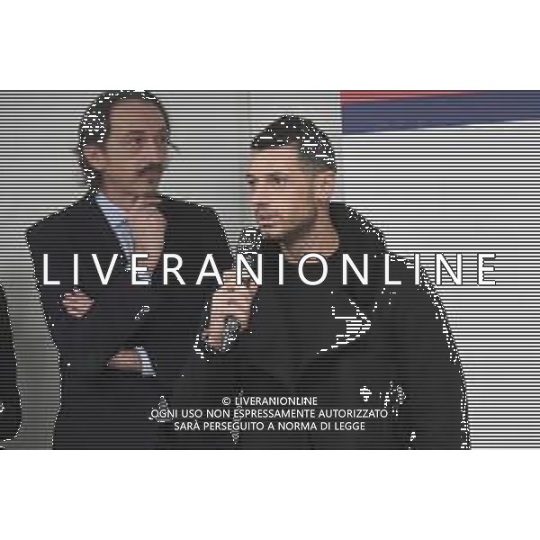 Conferenza stampa di Sinisa Mihajlovic dove parla della malattia dopo il trapianto, a sorpresa sono arrivati anche i suoi giocatori, Bologna 29.11.2019 nella foto Blerim Dzemaili ©OPTIMAFOTO/AGENZIA ALDO LIVERANI SAS