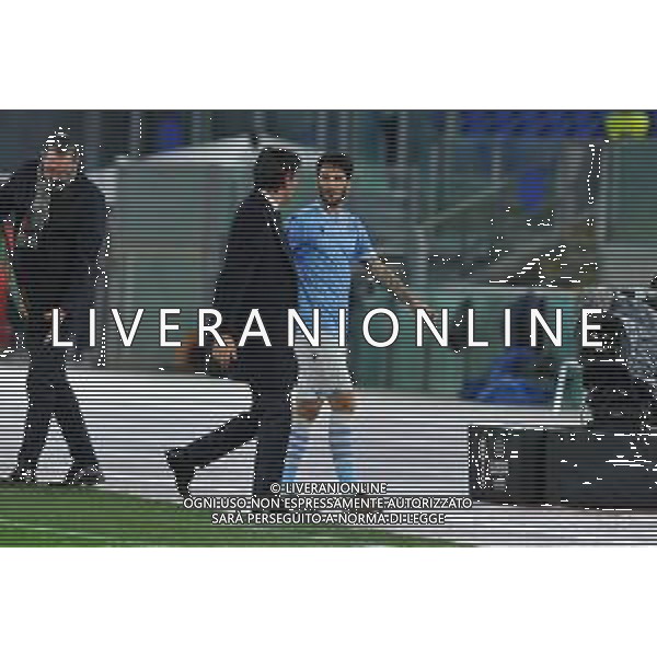 Lazio vs Cluj Europa League - 5 giornata Stadio Olimpico - Roma 28-11-2019 nella foto Simone Inzaghi e Luis Alberto ©Federico Gaetano/AGENZIA ALDO LIVERANI SAS