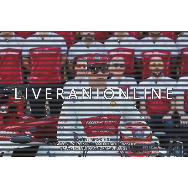 Kimi Raikkonen (FIN) Alfa Romeo Racing at a team photograph. 29.11.2019. Formula 1 World Championship, Rd 21, Abu Dhabi Grand Prix, Yas Marina Circuit, Abu Dhabi, Practice Day. ©/AGENZIA ALDO LIVERANI SAS - ITALY ONLY EDITORIAL USE ONLY - - GP F1 ABU DHABI PROVE LIBERE 29.11.2019