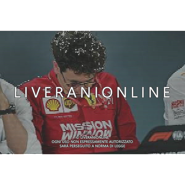 Mattia Binotto (ITA) Ferrari Team Principal in the FIA Press Conference. 29.11.2019. Formula 1 World Championship, Rd 21, Abu Dhabi Grand Prix, Yas Marina Circuit, Abu Dhabi, Practice Day. ©/AGENZIA ALDO LIVERANI SAS - ITALY ONLY EDITORIAL USE ONLY - - GP F1 ABU DHABI PROVE LIBERE 29.11.2019