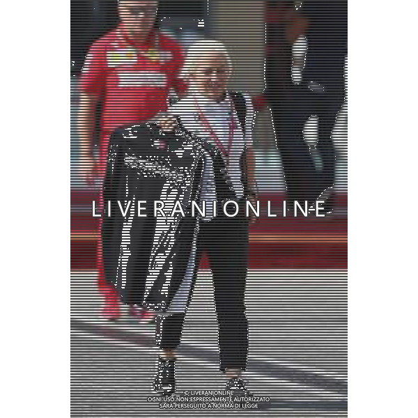 Angela Cullen (NZL) Mercedes AMG F1 Physiotherapist. 29.11.2019. Formula 1 World Championship, Rd 21, Abu Dhabi Grand Prix, Yas Marina Circuit, Abu Dhabi, Practice Day. ©/AGENZIA ALDO LIVERANI SAS - ITALY ONLY EDITORIAL USE ONLY - - GP F1 ABU DHABI PROVE LIBERE 29.11.2019