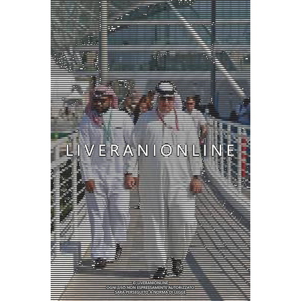 Sheikh Mohammed bin Essa Al Khalifa (BRN) CEO of the Bahrain Economic Development Board and McLaren Shareholder. 29.11.2019. Formula 1 World Championship, Rd 21, Abu Dhabi Grand Prix, Yas Marina Circuit, Abu Dhabi, Practice Day. ©/AGENZIA ALDO LIVERANI SAS - ITALY ONLY EDITORIAL USE ONLY - - GP F1 ABU DHABI PROVE LIBERE 29.11.2019