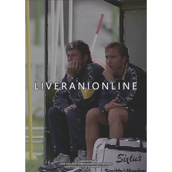 1999 PARMA CALCIO NELLA FOTO ALBERTO MALESANI ALLENATORE PARMA CALCIO CON SALVATORE SCAGLIA AG ALDO LIVERANI SAS