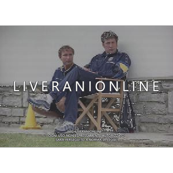 1999 PARMA CALCIO NELLA FOTO ALBERTO MALESANI ALLENATORE PARMA CALCIO CON SALVATORE SCAGLIA AG ALDO LIVERANI SAS
