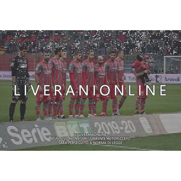 Campionato Italiano di Calcio Serie B 2019/2020 Cremona, Italia 30/11/2019 Cremonese vs Livorno Nella foto: La Cremonese prima dell‚Äôinizio del match contro il Livorno. FOTO MASSIMILIANO CARNABUCI-ALESSIO MARINI -AG ALDO LIVERANI SAS