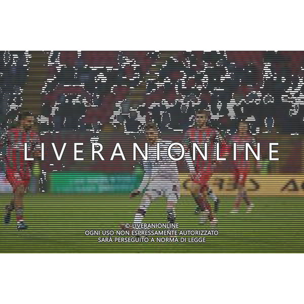 Campionato Italiano di Calcio Serie B 2019/2020 Cremona, Italia 30/11/2019 Cremonese vs Livorno Nella foto: Rocca (Livorno) apre per un compagno nel match contro la Cremonese FOTO MASSIMILIANO CARNABUCI-ALESSIO MARINI-AG ALDO LIVERANI SAS