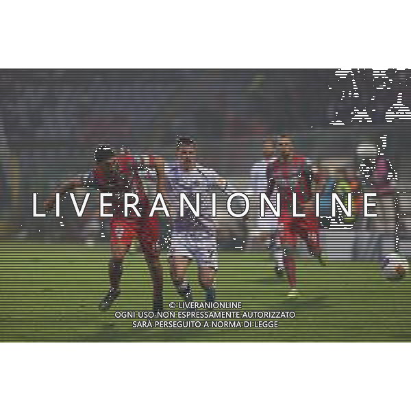 Campionato Italiano di Calcio Serie B 2019/2020 Cremona, Italia 30/11/2019 Cremonese vs Livorno Nella foto: Marsura (Livorno) strattona Bianchetti (Cremonese) FOTO MASSIMILIANO CARNABUCI-ALESSIO MARINI-AG ALDO LIVERANI SAS