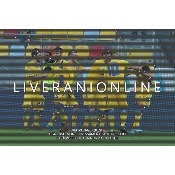 Frosinone vs Empoli Campionato Serie B - 14 giornata Stadio Benito Stirpe - Frosinone 30-11-2019 nella foto Esultanza Frosinone ©federico Gaetano/AGENZIA ALDO LIVERANI SAS