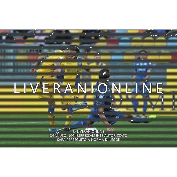 Frosinone vs Empoli Campionato Serie B - 14 giornata Stadio Benito Stirpe - Frosinone 30-11-2019 nella foto Maietta contrasta Novakovich ©federico Gaetano/AGENZIA ALDO LIVERANI SAS