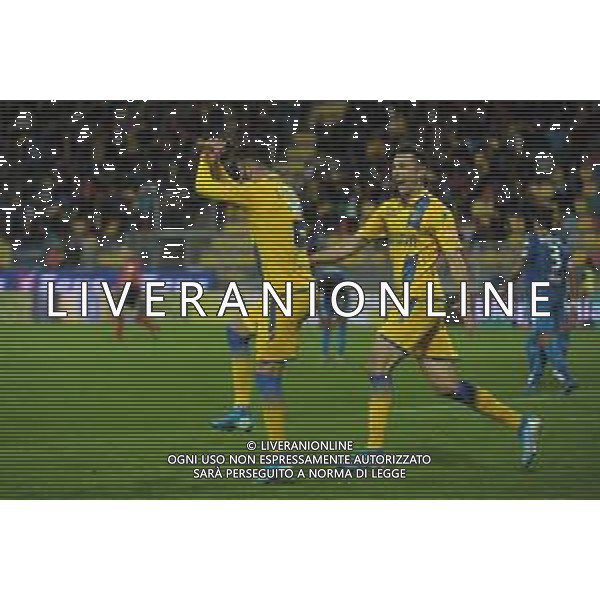 Frosinone vs Empoli Campionato Serie B - 14 giornata Stadio Benito Stirpe - Frosinone 30-11-2019 nella foto Esultanza Zampano dopo il gol ©federico Gaetano/AGENZIA ALDO LIVERANI SAS