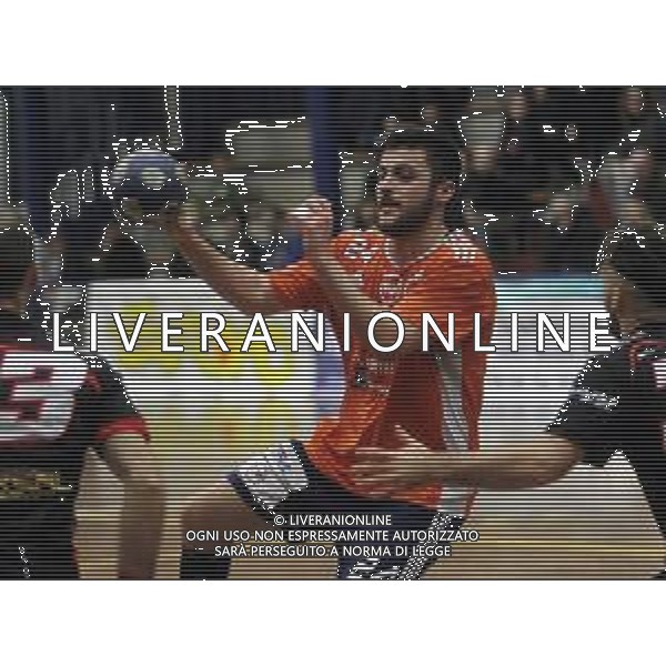IMOLA 30 11 2019 PALLAMANO ROMAGNA-SPARTANAS HANDBALL BOLOGNA NELLA FOTO AMIR BOUKHRIS ROMAGNA ©SANNA /AGENZIA ALDO LIVERANI SAS