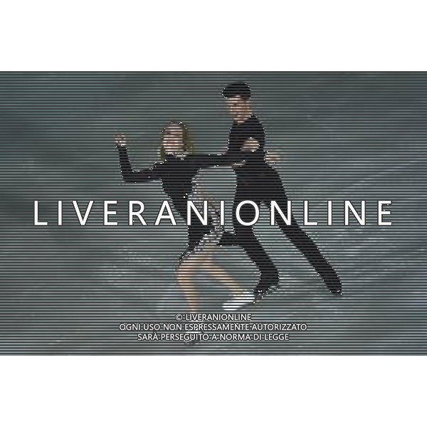 Kaitlyn Weaver (CAN) in coppia con Andrew Poje (CAN) Golden Skate Awards 2019 Milano 30-11-2019 Allianz Cluod PalaLido foto Roberto Garavaglia - ag. Aldo Liverani sas