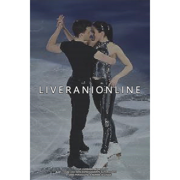 Charlene Guignard (ITA) in coppia con Marco Fabbri (ITA) Golden Skate Awards 2019 Milano 30-11-2019 Allianz Cluod PalaLido foto Roberto Garavaglia - ag. Aldo Liverani sas