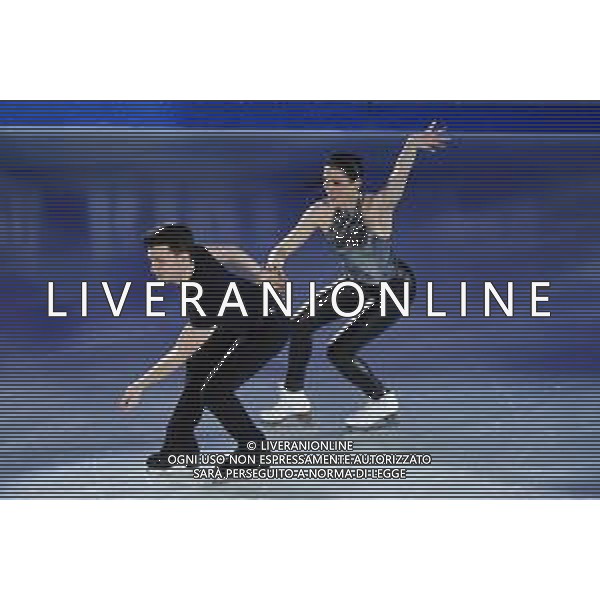 Charlene Guignard (ITA) in coppia con Marco Fabbri (ITA) Golden Skate Awards 2019 Milano 30-11-2019 Allianz Cluod PalaLido foto Roberto Garavaglia - ag. Aldo Liverani sas