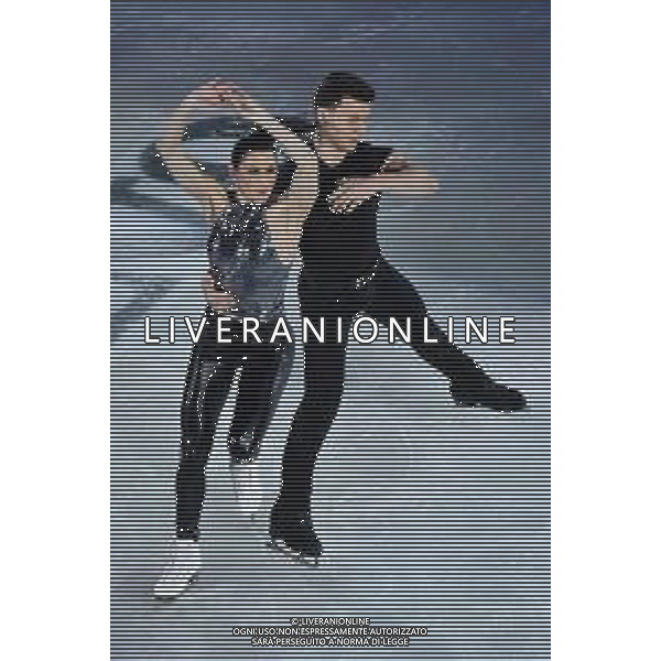 Charlene Guignard (ITA) in coppia con Marco Fabbri (ITA) Golden Skate Awards 2019 Milano 30-11-2019 Allianz Cluod PalaLido foto Roberto Garavaglia - ag. Aldo Liverani sas