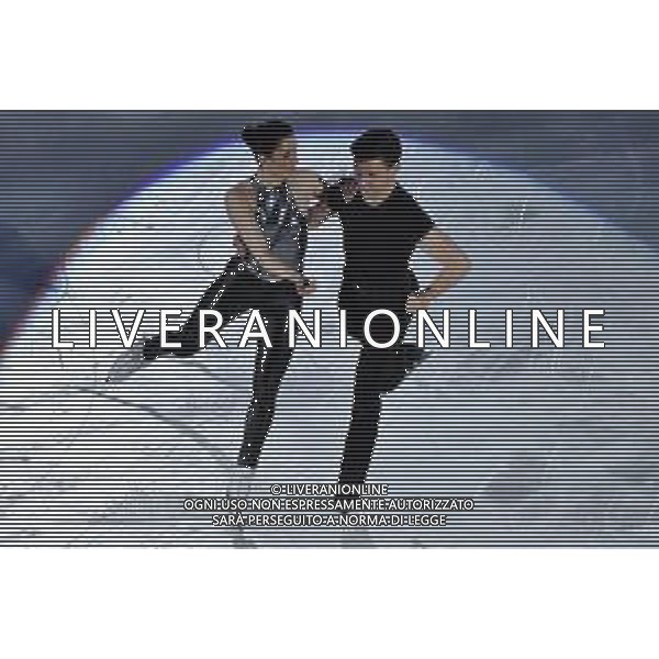 Charlene Guignard (ITA) in coppia con Marco Fabbri (ITA) Golden Skate Awards 2019 Milano 30-11-2019 Allianz Cluod PalaLido foto Roberto Garavaglia - ag. Aldo Liverani sas