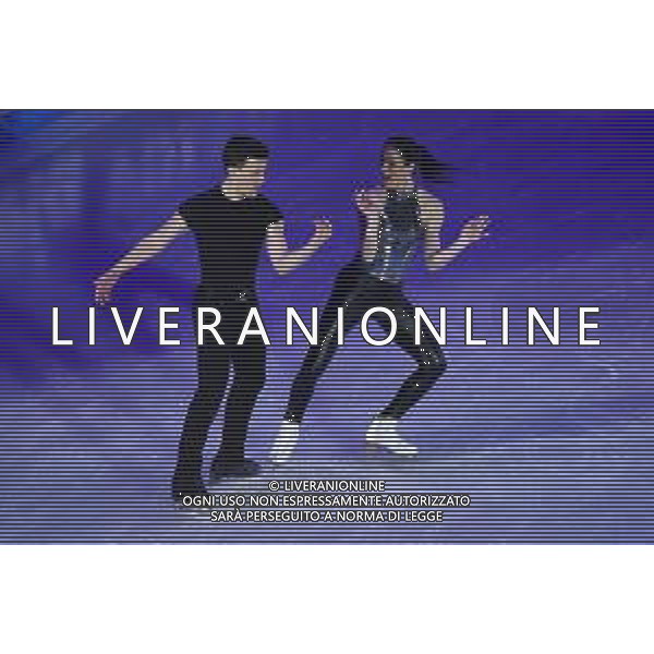 Charlene Guignard (ITA) in coppia con Marco Fabbri (ITA) Golden Skate Awards 2019 Milano 30-11-2019 Allianz Cluod PalaLido foto Roberto Garavaglia - ag. Aldo Liverani sas