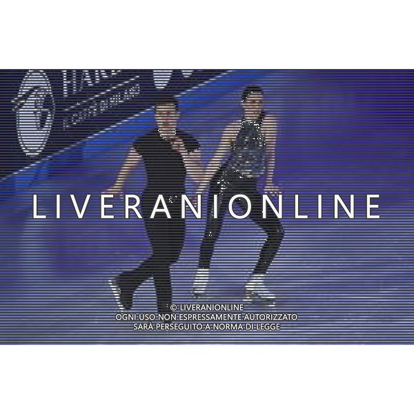 Charlene Guignard (ITA) in coppia con Marco Fabbri (ITA) Golden Skate Awards 2019 Milano 30-11-2019 Allianz Cluod PalaLido foto Roberto Garavaglia - ag. Aldo Liverani sas