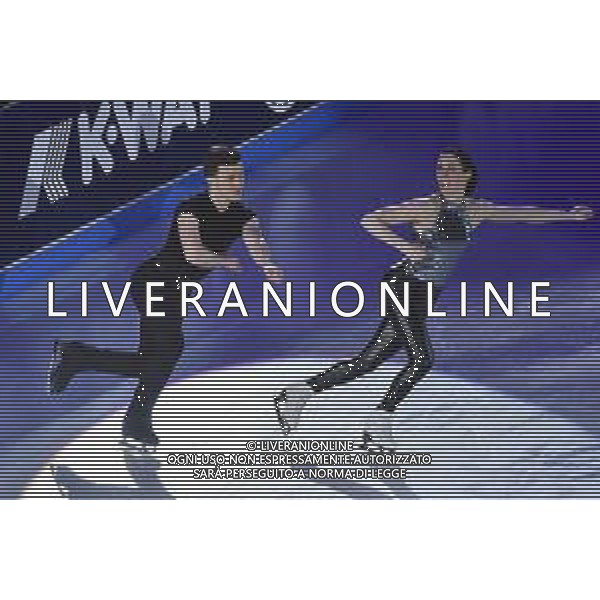 Charlene Guignard (ITA) in coppia con Marco Fabbri (ITA) Golden Skate Awards 2019 Milano 30-11-2019 Allianz Cluod PalaLido foto Roberto Garavaglia - ag. Aldo Liverani sas