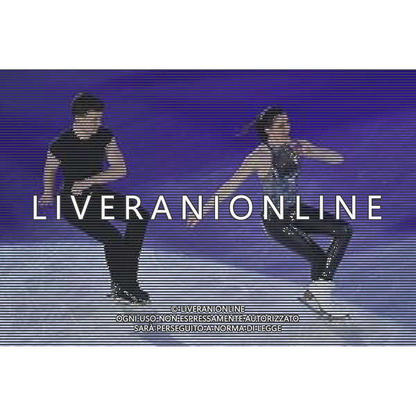 Charlene Guignard (ITA) in coppia con Marco Fabbri (ITA) Golden Skate Awards 2019 Milano 30-11-2019 Allianz Cluod PalaLido foto Roberto Garavaglia - ag. Aldo Liverani sas