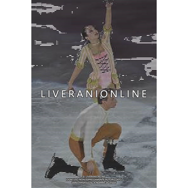 Fiona Zaldua (GBR) in coppia con Dmitri Sukhanov (RUS) Golden Skate Awards 2019 Milano 30-11-2019 Allianz Cluod PalaLido foto Roberto Garavaglia - ag. Aldo Liverani sas