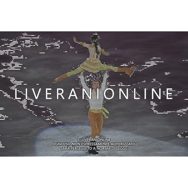 Fiona Zaldua (GBR) in coppia con Dmitri Sukhanov (RUS) Golden Skate Awards 2019 Milano 30-11-2019 Allianz Cluod PalaLido foto Roberto Garavaglia - ag. Aldo Liverani sas