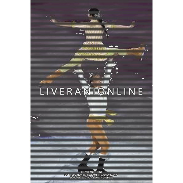 Fiona Zaldua (GBR) in coppia con Dmitri Sukhanov (RUS) Golden Skate Awards 2019 Milano 30-11-2019 Allianz Cluod PalaLido foto Roberto Garavaglia - ag. Aldo Liverani sas