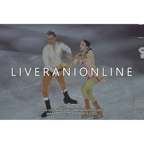 Fiona Zaldua (GBR) in coppia con Dmitri Sukhanov (RUS) Golden Skate Awards 2019 Milano 30-11-2019 Allianz Cluod PalaLido foto Roberto Garavaglia - ag. Aldo Liverani sas