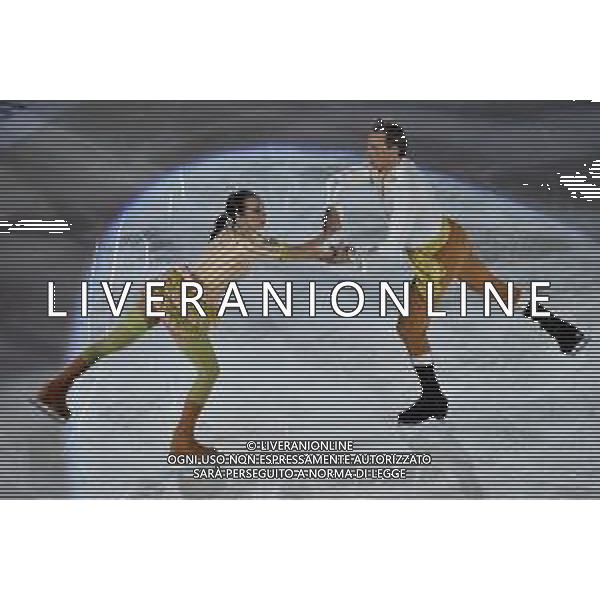 Fiona Zaldua (GBR) in coppia con Dmitri Sukhanov (RUS) Golden Skate Awards 2019 Milano 30-11-2019 Allianz Cluod PalaLido foto Roberto Garavaglia - ag. Aldo Liverani sas