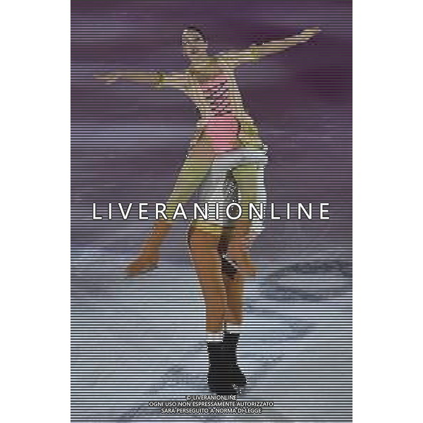 Fiona Zaldua (GBR) in coppia con Dmitri Sukhanov (RUS) Golden Skate Awards 2019 Milano 30-11-2019 Allianz Cluod PalaLido foto Roberto Garavaglia - ag. Aldo Liverani sas