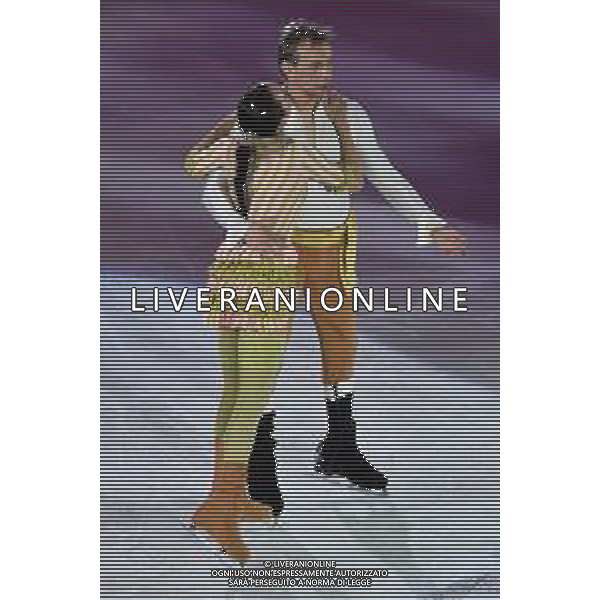 Fiona Zaldua (GBR) in coppia con Dmitri Sukhanov (RUS) Golden Skate Awards 2019 Milano 30-11-2019 Allianz Cluod PalaLido foto Roberto Garavaglia - ag. Aldo Liverani sas