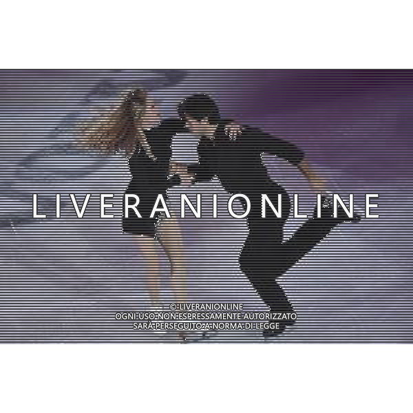 Kaitlyn Weaver (CAN) in coppia con Andrew Poje (CAN) Golden Skate Awards 2019 Milano 30-11-2019 Allianz Cluod PalaLido foto Roberto Garavaglia - ag. Aldo Liverani sas