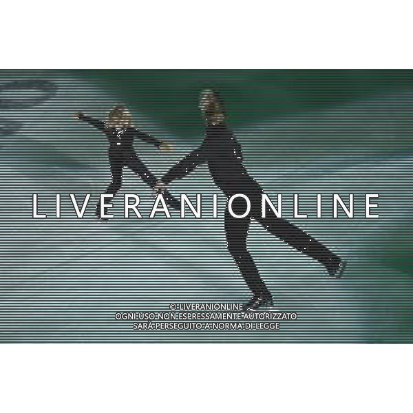 Evgeni Plushenko (RUS) con il figlio Alexander Plushenko (RUS) Golden Skate Awards 2019 Milano 30-11-2019 Allianz Cluod PalaLido foto Roberto Garavaglia - ag. Aldo Liverani sas