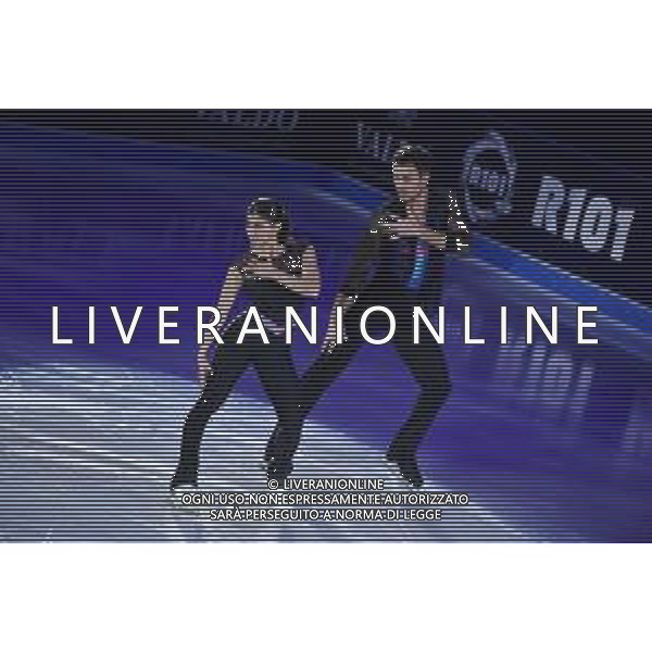 Rebecca Ghilardi (ITA) in coppia con Filippo Ambrosini (ITA) Golden Skate Awards 2019 Milano 30-11-2019 Allianz Cluod PalaLido foto Roberto Garavaglia - ag. Aldo Liverani sas