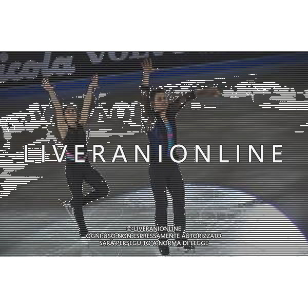 Rebecca Ghilardi (ITA) in coppia con Filippo Ambrosini (ITA) Golden Skate Awards 2019 Milano 30-11-2019 Allianz Cluod PalaLido foto Roberto Garavaglia - ag. Aldo Liverani sas