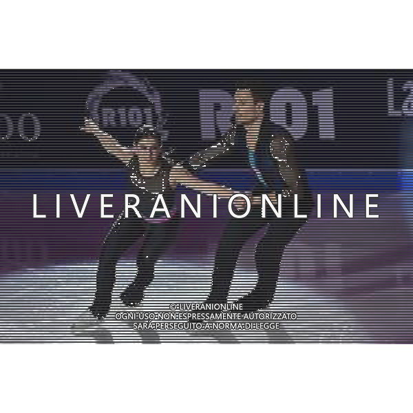 Rebecca Ghilardi (ITA) in coppia con Filippo Ambrosini (ITA) Golden Skate Awards 2019 Milano 30-11-2019 Allianz Cluod PalaLido foto Roberto Garavaglia - ag. Aldo Liverani sas