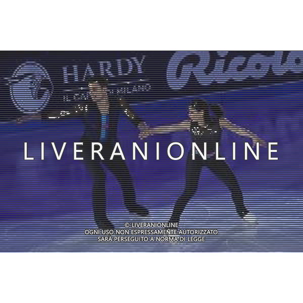 Rebecca Ghilardi (ITA) in coppia con Filippo Ambrosini (ITA) Golden Skate Awards 2019 Milano 30-11-2019 Allianz Cluod PalaLido foto Roberto Garavaglia - ag. Aldo Liverani sas