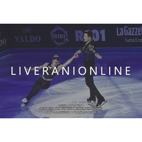 Rebecca Ghilardi (ITA) in coppia con Filippo Ambrosini (ITA) Golden Skate Awards 2019 Milano 30-11-2019 Allianz Cluod PalaLido foto Roberto Garavaglia - ag. Aldo Liverani sas