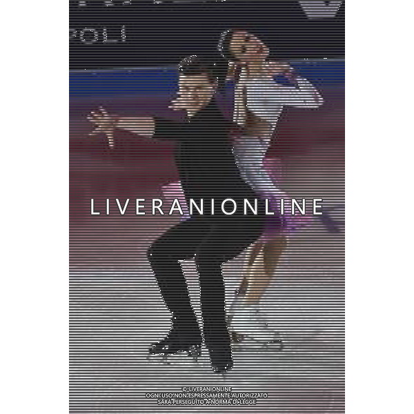 Charlene Guignard (ITA) in coppia con Marco Fabbri (ITA) Golden Skate Awards 2019 Milano 30-11-2019 Allianz Cluod PalaLido foto Roberto Garavaglia - ag. Aldo Liverani sas