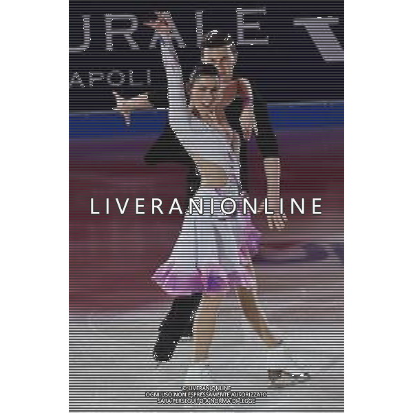 Charlene Guignard (ITA) in coppia con Marco Fabbri (ITA) Golden Skate Awards 2019 Milano 30-11-2019 Allianz Cluod PalaLido foto Roberto Garavaglia - ag. Aldo Liverani sas