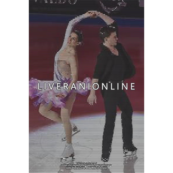 Charlene Guignard (ITA) in coppia con Marco Fabbri (ITA) Golden Skate Awards 2019 Milano 30-11-2019 Allianz Cluod PalaLido foto Roberto Garavaglia - ag. Aldo Liverani sas