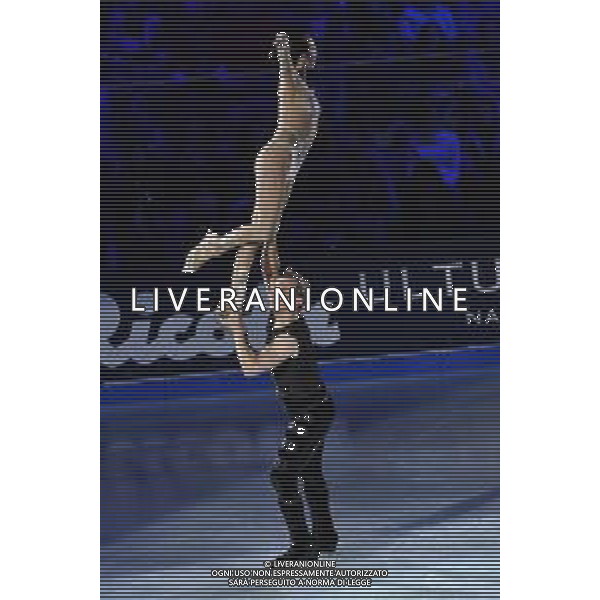 Fiona Zaldua (GBR) in coppia con Dmitri Sukhanov (RUS) Golden Skate Awards 2019 Milano 30-11-2019 Allianz Cluod PalaLido foto Roberto Garavaglia - ag. Aldo Liverani sas