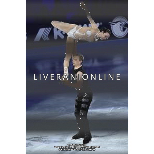 Fiona Zaldua (GBR) in coppia con Dmitri Sukhanov (RUS) Golden Skate Awards 2019 Milano 30-11-2019 Allianz Cluod PalaLido foto Roberto Garavaglia - ag. Aldo Liverani sas