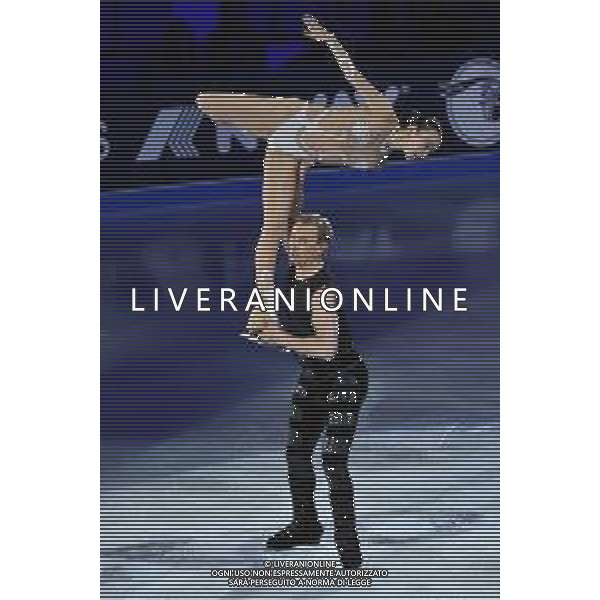 Fiona Zaldua (GBR) in coppia con Dmitri Sukhanov (RUS) Golden Skate Awards 2019 Milano 30-11-2019 Allianz Cluod PalaLido foto Roberto Garavaglia - ag. Aldo Liverani sas