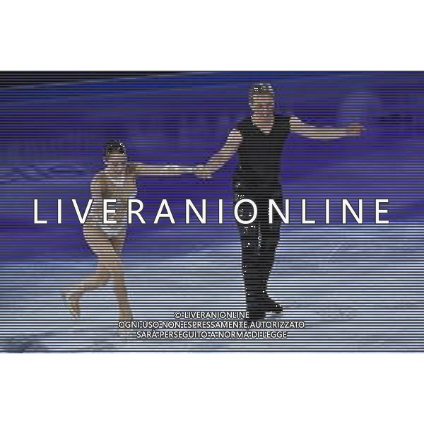 Fiona Zaldua (GBR) in coppia con Dmitri Sukhanov (RUS) Golden Skate Awards 2019 Milano 30-11-2019 Allianz Cluod PalaLido foto Roberto Garavaglia - ag. Aldo Liverani sas